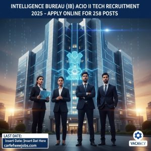 Intelligence Bureau (IB) ACIO II Tech Recruitment 2025