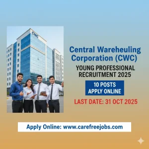 CWC Young Professional Recruitment 2025,CWC Recruitment 2025