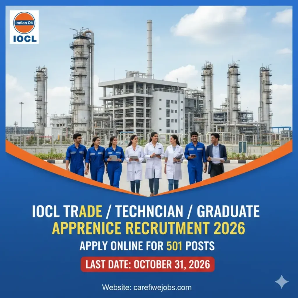 iocl trade technician graduate apprentice recruitment 2026